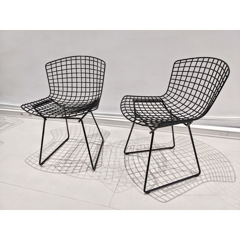 Set of 4 vintage chairs by Harry Bertoia 1970s