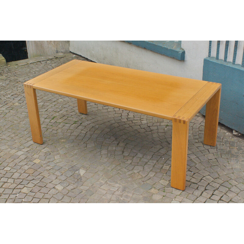 Vintage Oak Coffee table from E. Pajamies for ASKO 1970s