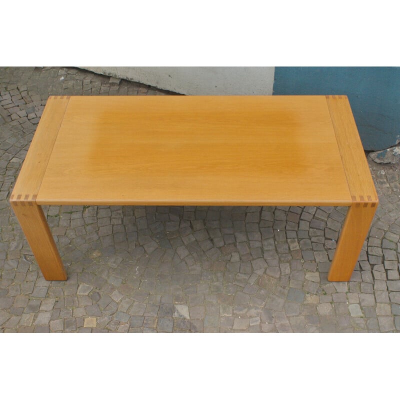 Vintage Oak Coffee table from E. Pajamies for ASKO 1970s
