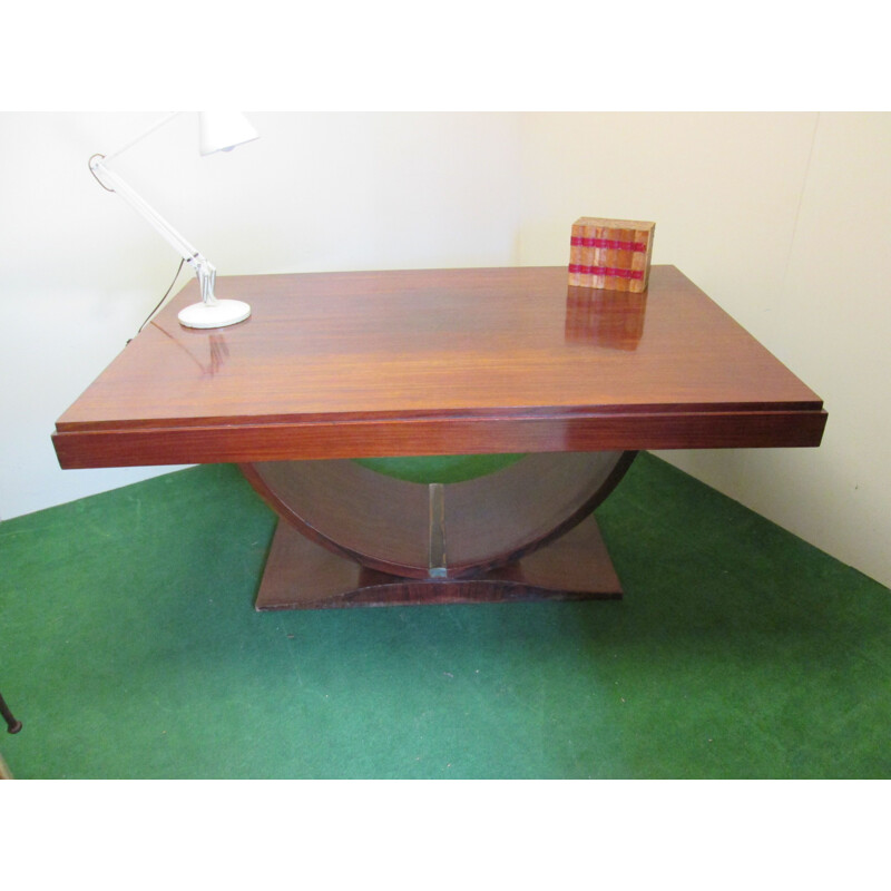 Vintage mahogany desk 1950s