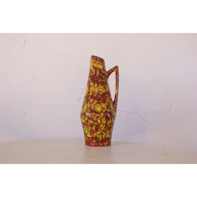 Vase vintage par Heinz Siery pour Scheurich, Allemagne de l'Ouest 1960