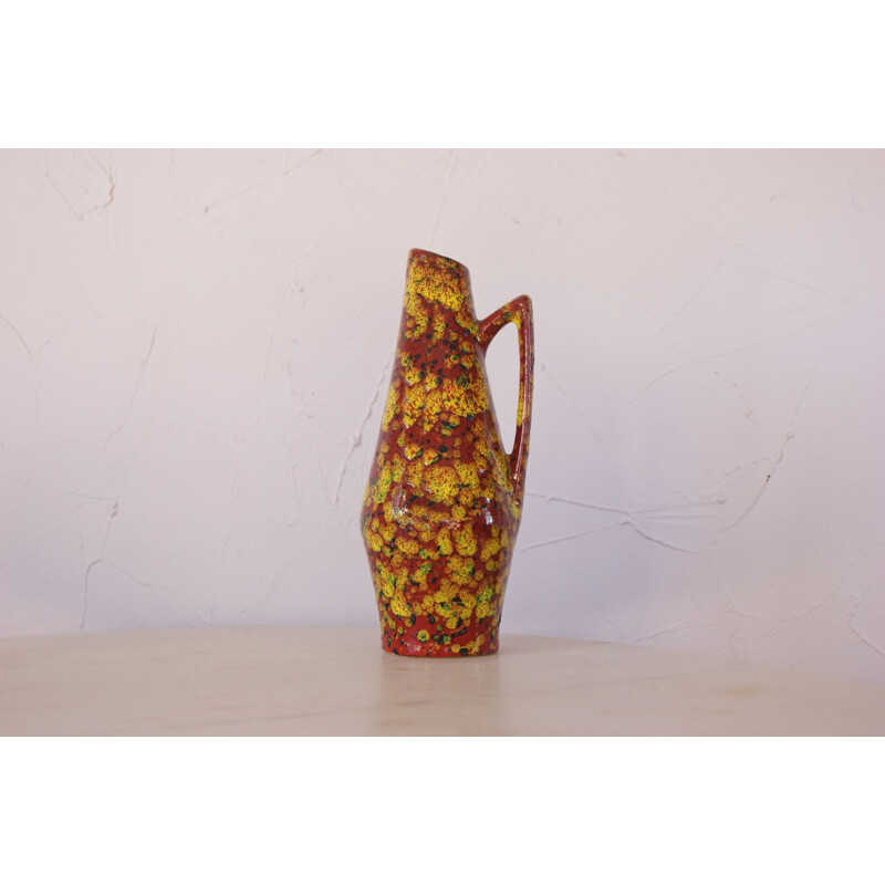 Vintage vase de Heinz Siery para Scheurich, Alemanha Ocidental 1960