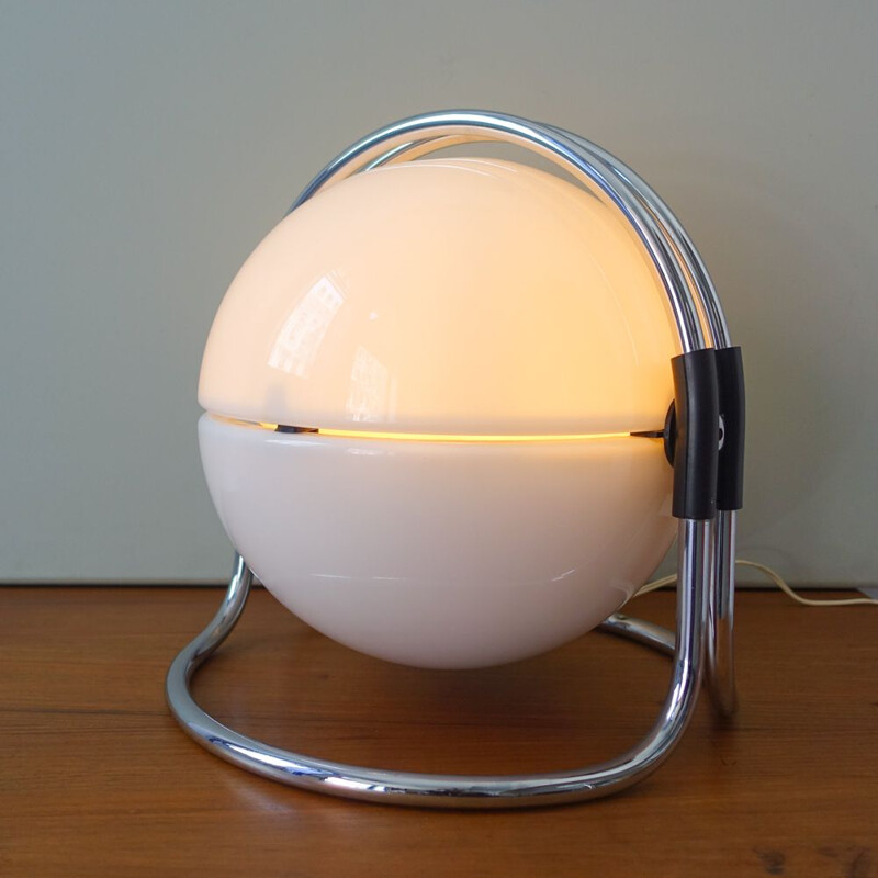 Vintage Table Lamp by André Ricard for Metalarte 1970s