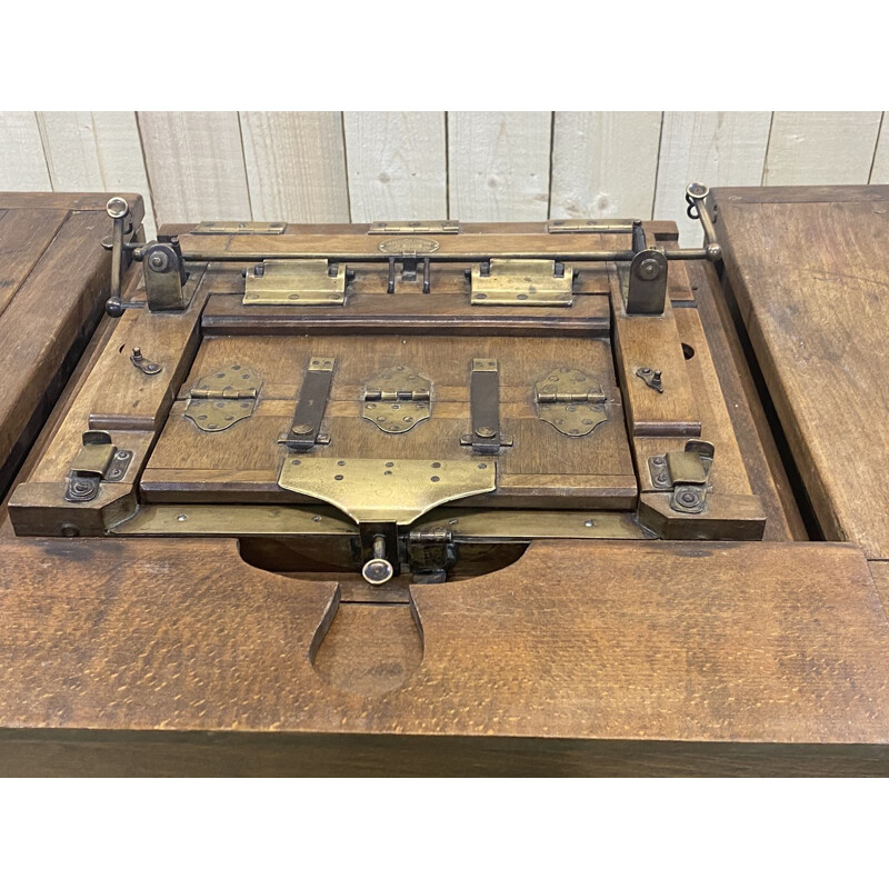 Vintage photographer's table L'idéal Crayssac Printer for glass negative