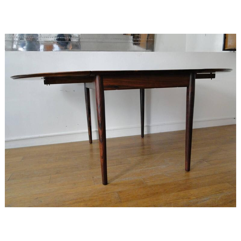 Extending Sibast Møbler "227" table in Rio rosewood, Arne VODDER - 1960s