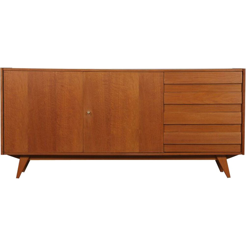 Large vintage chest of drawers model U-460 by Jiroutek for Interier Praha, Czech Republic 1960s