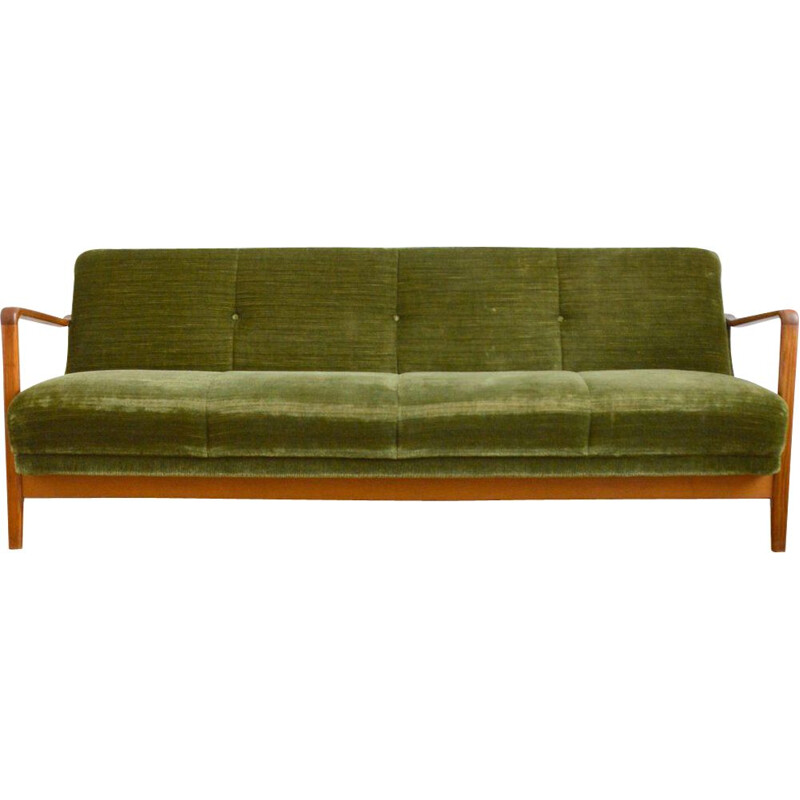 Vintage teak sofa, Scandinavian 1950s