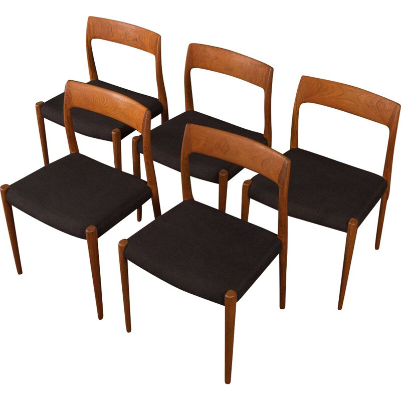 Vintage Dining Chairs by Niels O.Moller, Denmark 1950s
