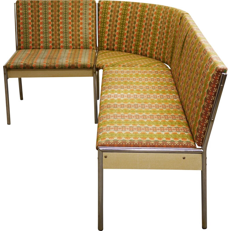 Vintage Upholstered SofaBench by EKA Wohnmobel, German 1960s