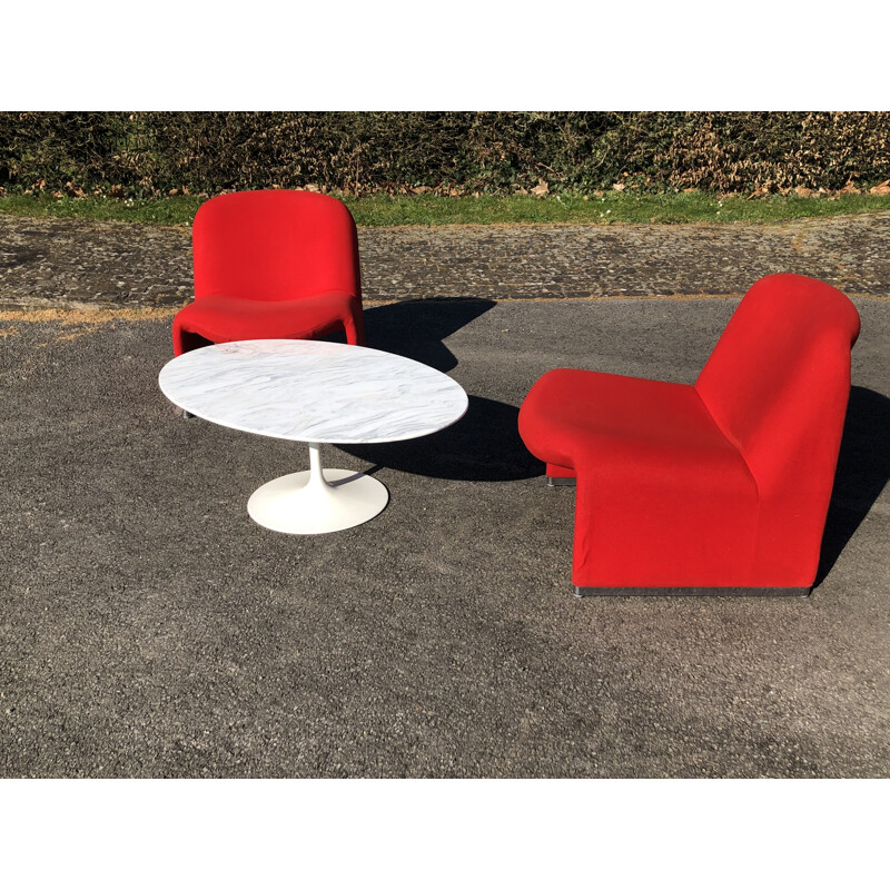 Vintage tulip coffee table Eero Saarinen knoll edition