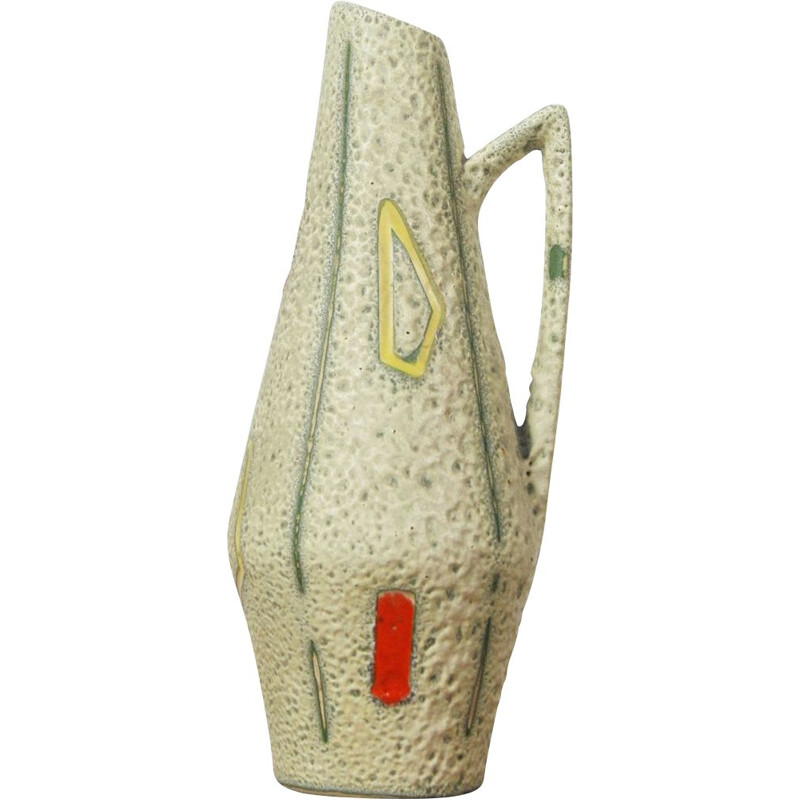 Vintage Ceramic vase by Heinz Siery for Scheurich 1960s
