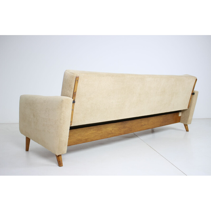 Vintage 3-Seat Sofa, Czechoslovakia 1960s