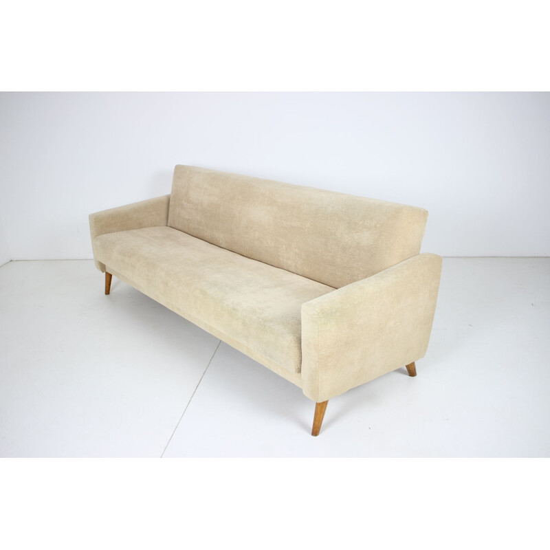 Vintage 3-Seat Sofa, Czechoslovakia 1960s