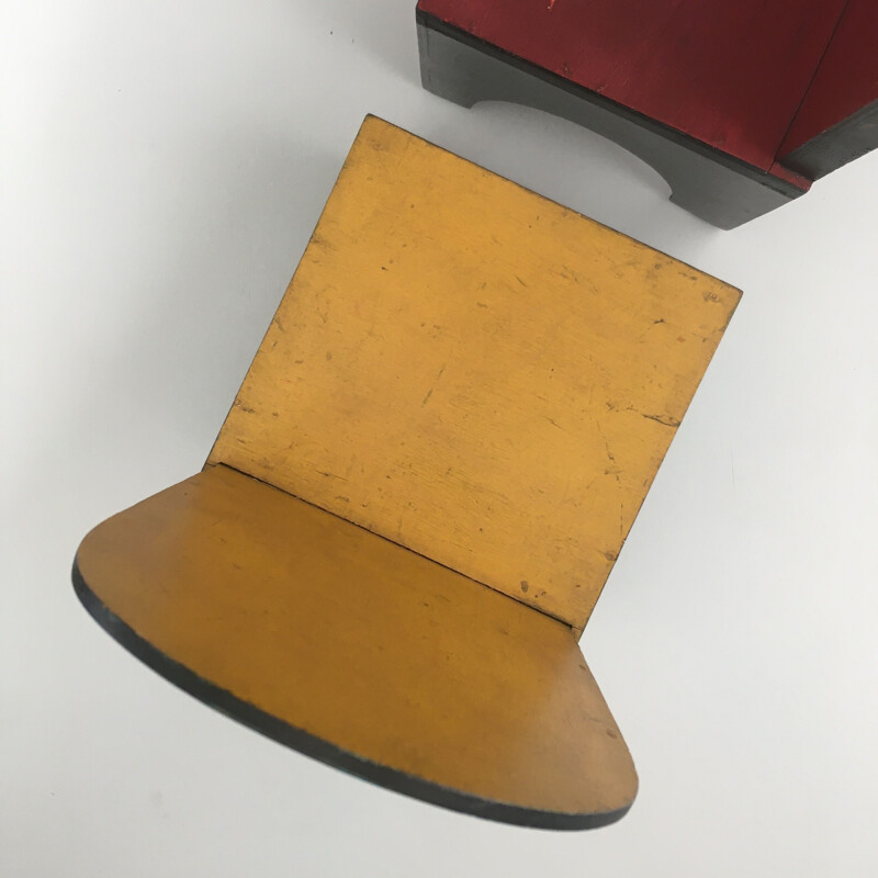 Paire de chaises d'enfants vintage par Ko Verzuu pour ADO 1930