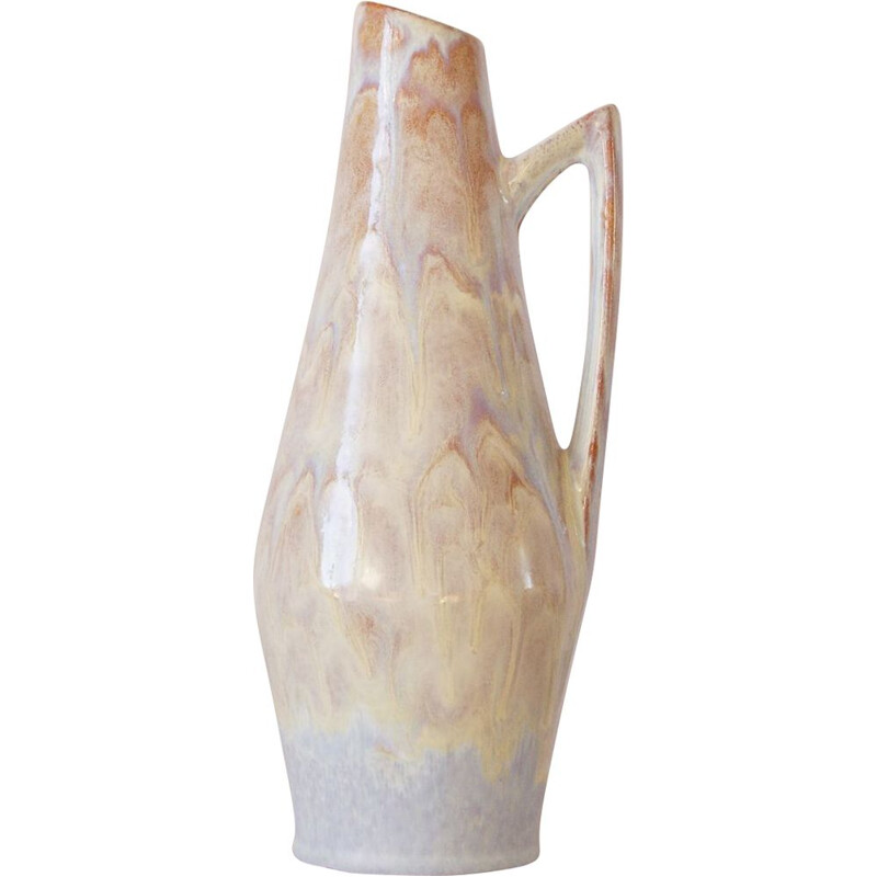 Vase vintage en céramique par Heinz Siery pour Scheurich, Allemagne de l'Ouest 1960