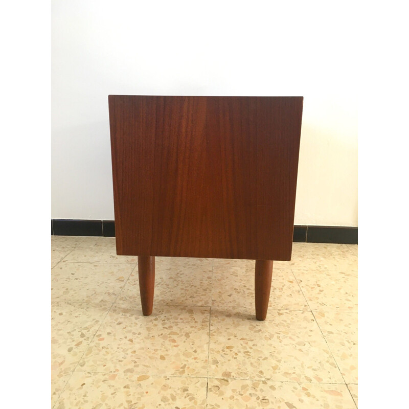 Vintage teak bedside table, Scandinavian 1960s