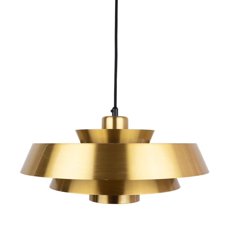 Vintage pendant lamp Nova by Jo Hammerborg Fog og Morup, Denmark 1963s