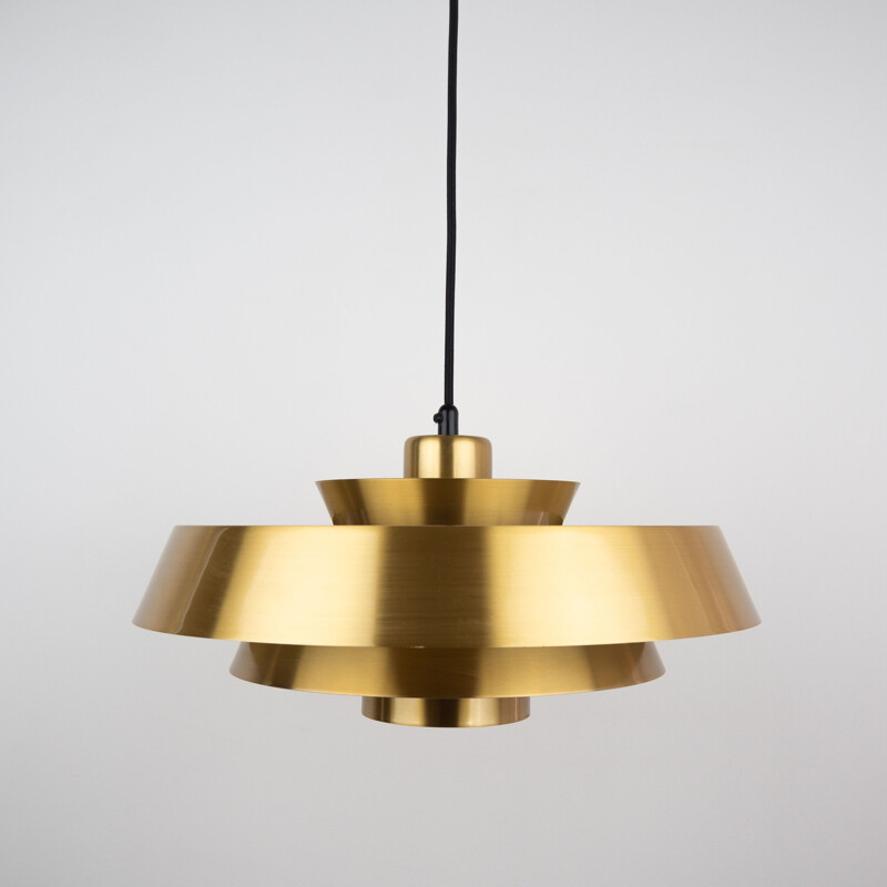 Vintage pendant lamp Nova by Jo Hammerborg Fog og Morup, Denmark 1963s