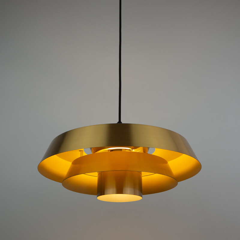 Vintage pendant lamp Nova by Jo Hammerborg Fog og Morup, Denmark 1963s