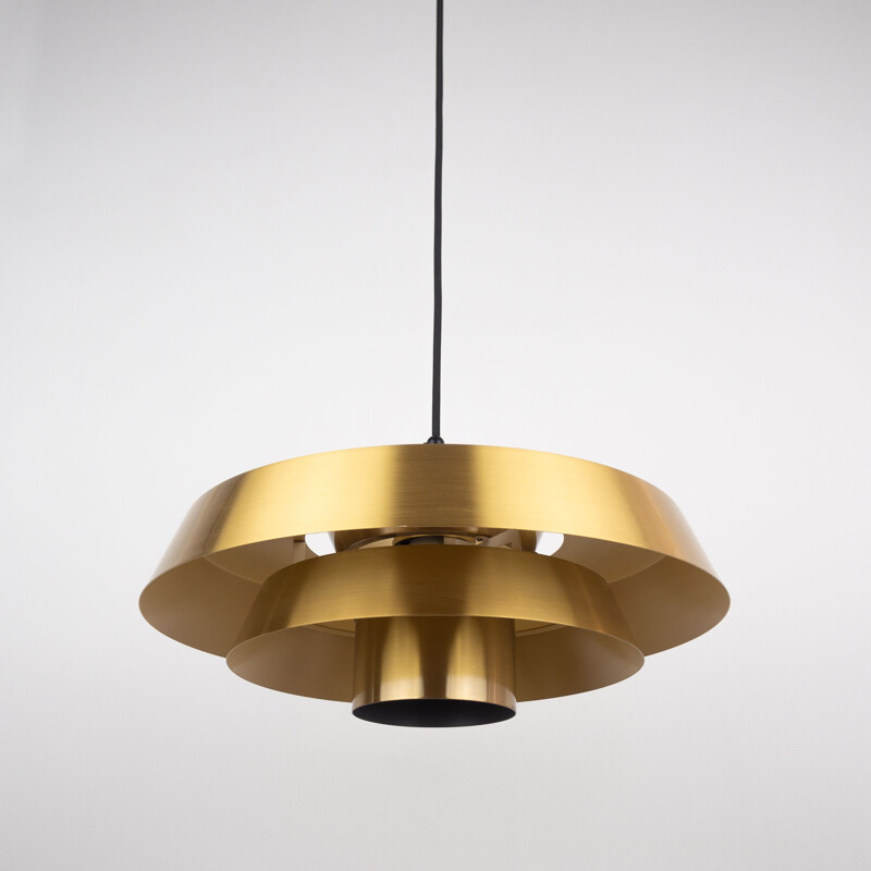 Vintage pendant lamp Nova by Jo Hammerborg Fog og Morup, Denmark 1963s