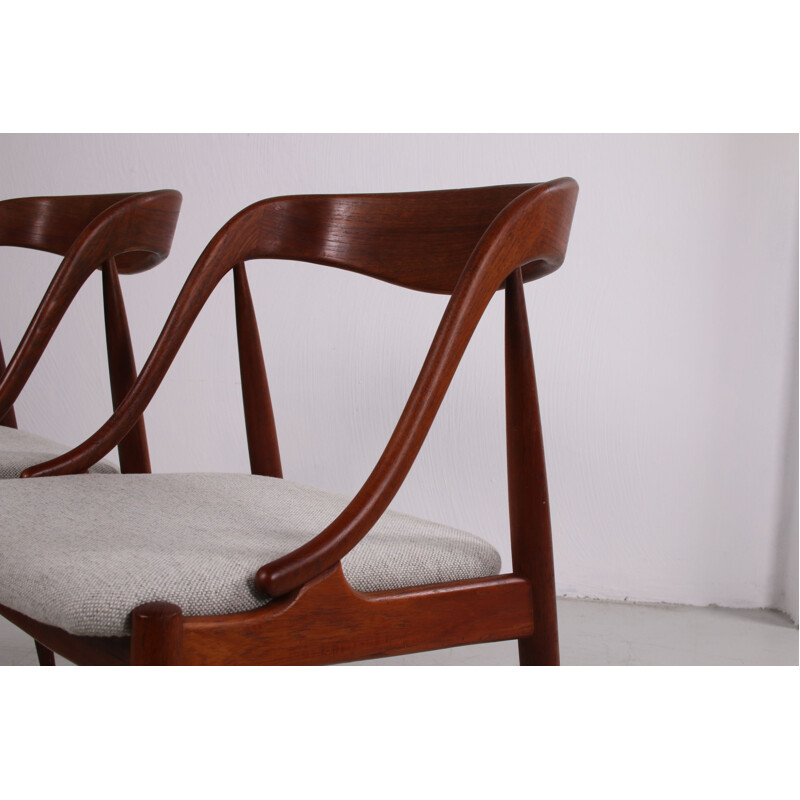 Paire de chaises vintage par Edmund Jorgenson pour Uldum Mobelfabric 1950