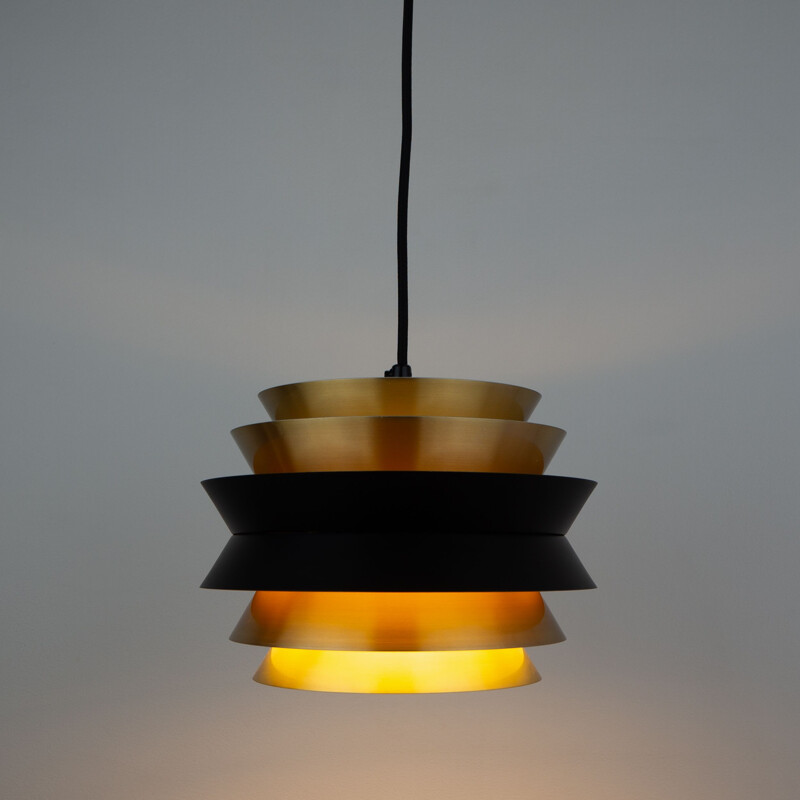 Vintage pendant lamp Trava by Carl Thore & Granhaga, Swedish 1963