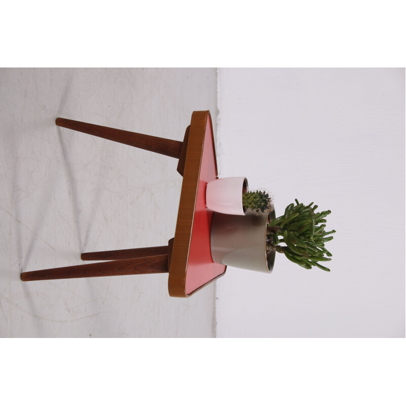 Vintage plant table red triangle 1960s