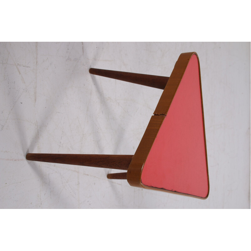 Vintage plant table red triangle 1960s