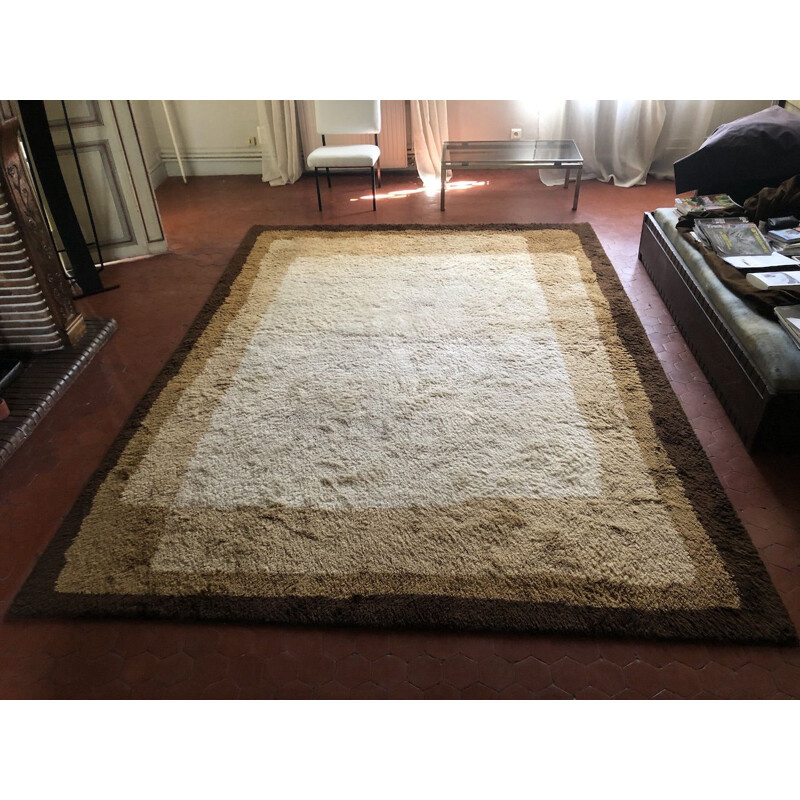 Vintage pure wool rug Desso 1970s