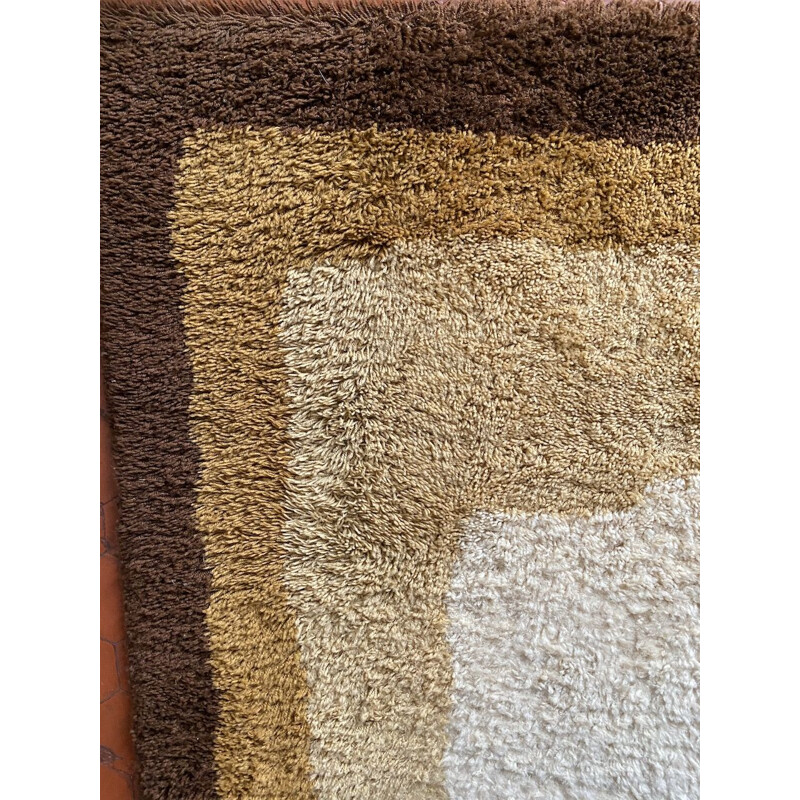 Vintage pure wool rug Desso 1970s