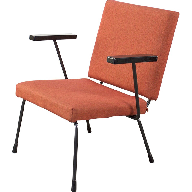 Gispen orange armchair, Wim RIETVELD - 1960s