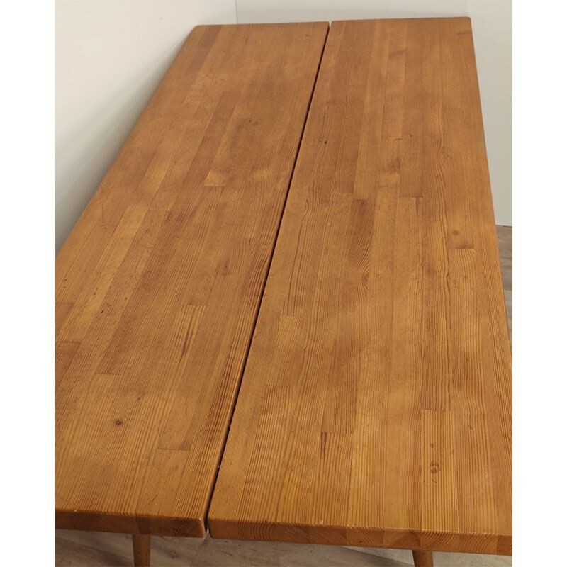 Vintage table "Pirkka" by Ilmari Tapiovaara, Scandinavian 1950s