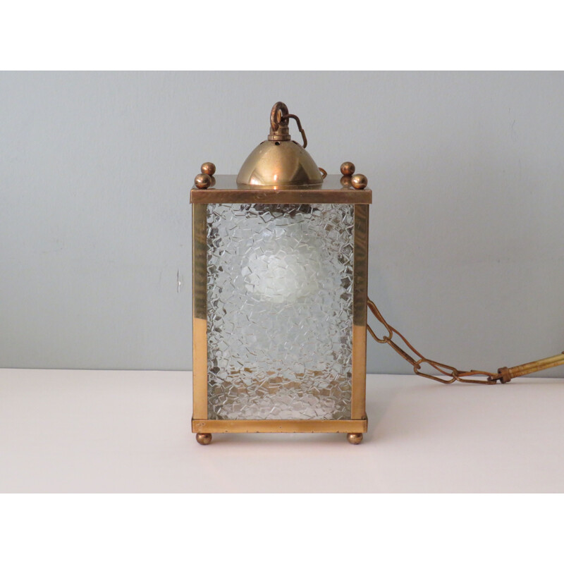 Lanterna de latão Vintage 1950