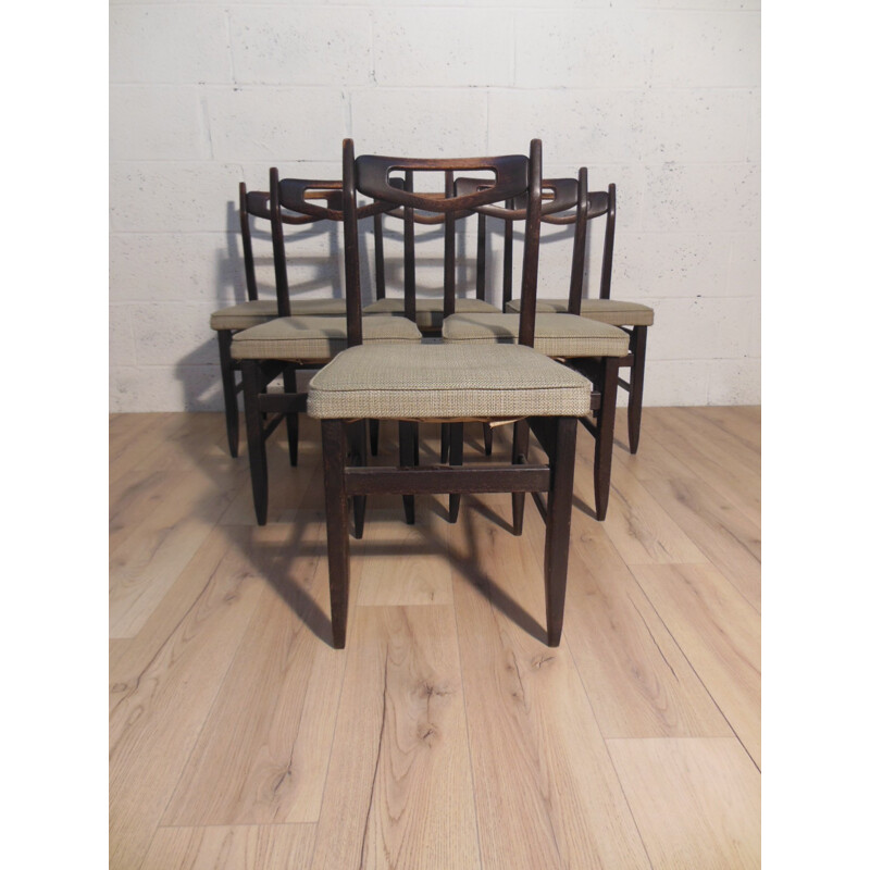Set of six chairs and Guilherme Chambron