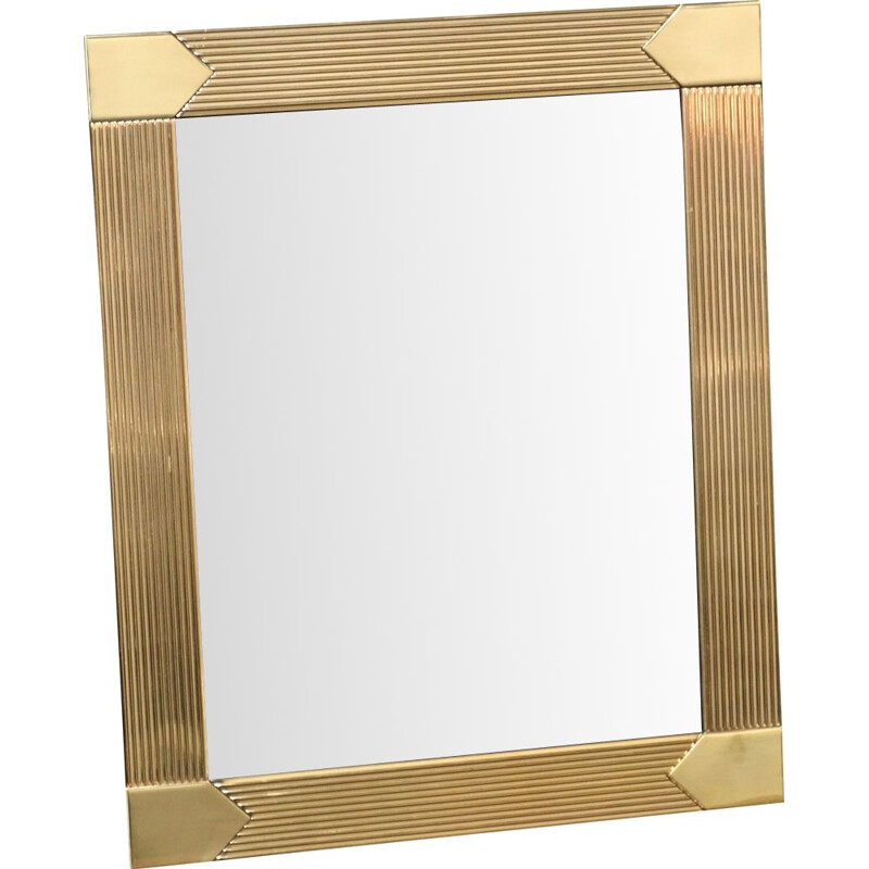 Vintage gold photo frame by Romeo Rega, Italy 1970s