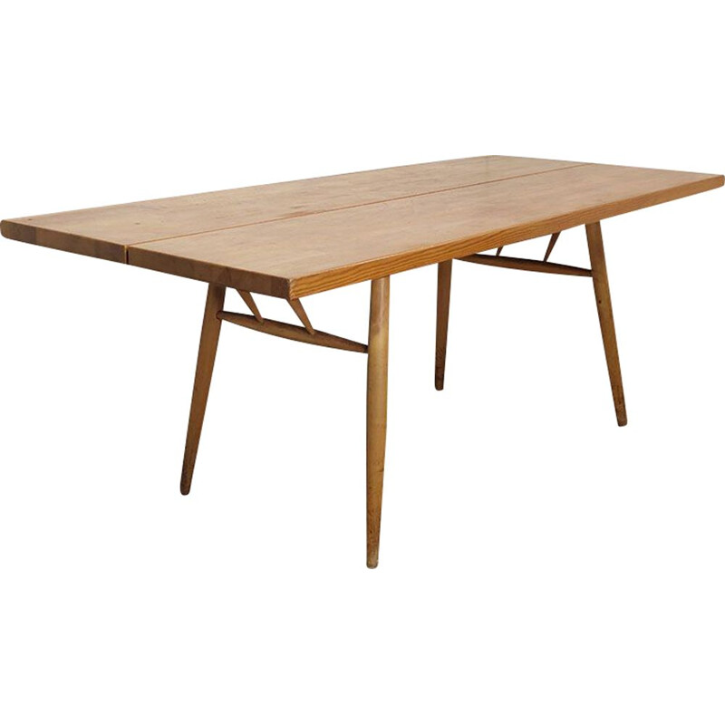 Vintage table "Pirkka" by Ilmari Tapiovaara, Scandinavian 1950s