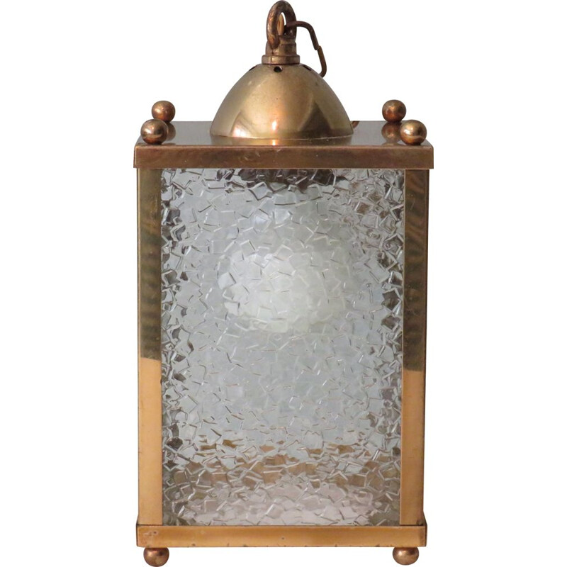 Lanterna de latão Vintage 1950