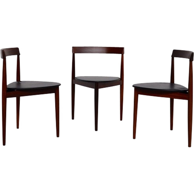 Set of three Frem Rojle in teak wood, Hans OLSEN - 1960s