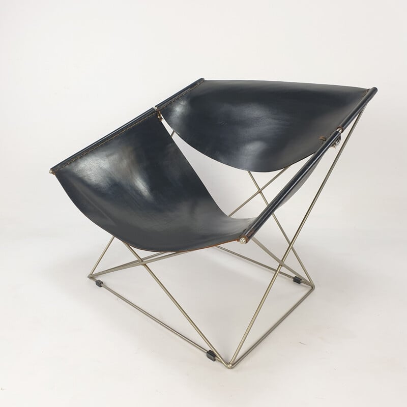 Vintage lounge stoel F675 Butterfly van Pierre Paulin voor Artifort, 1960