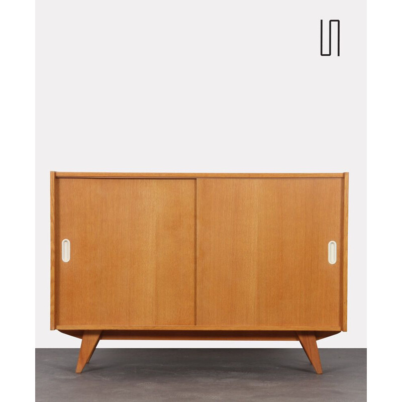 Vintage wooden chest of drawers by Jiri Jiroutek, model U-452, 1960