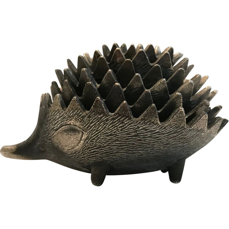 Vintage ashtray "hedgehogs" by Walter Bosse 1950s