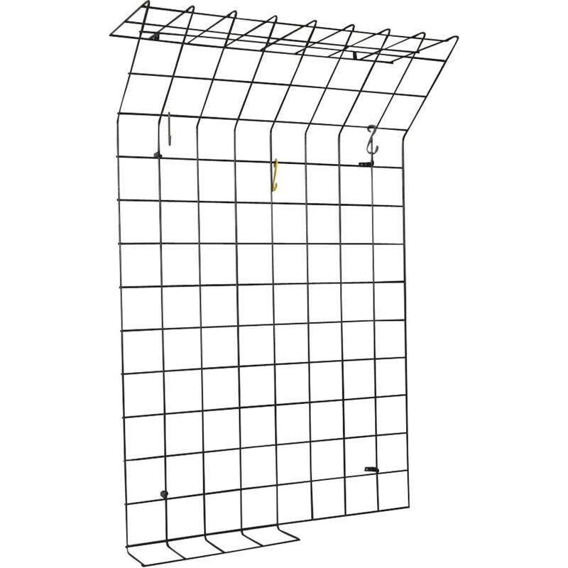 Vintage Metal grid hanger, Karl Fichtel, 1950s