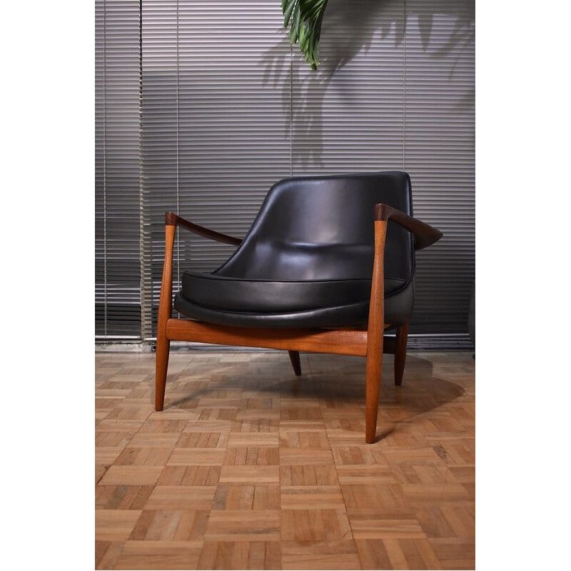 Vintage Chair Ib Kofod Larsen U-56 Elizabeth For Cabinetmakers Christensen & Larsen 1956