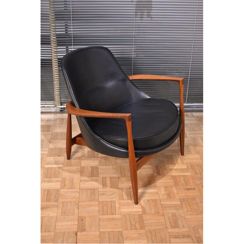 Vintage Chair Ib Kofod Larsen U-56 Elizabeth For Cabinetmakers Christensen & Larsen 1956
