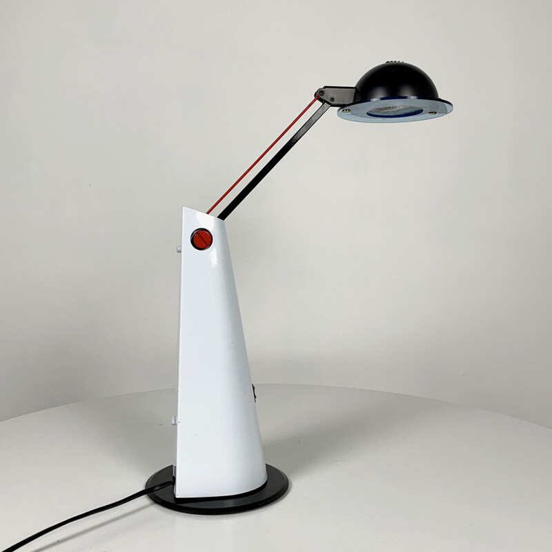 Vintage Troller Table lamp by Max Baguara for Lamperti, 1980s