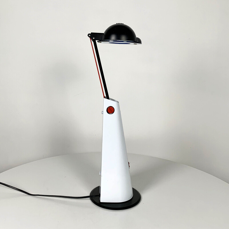 Vintage Troller Table lamp by Max Baguara for Lamperti, 1980s