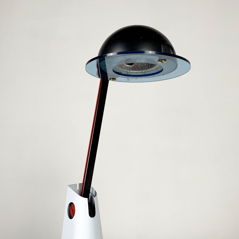 Vintage Troller Table lamp by Max Baguara for Lamperti, 1980s