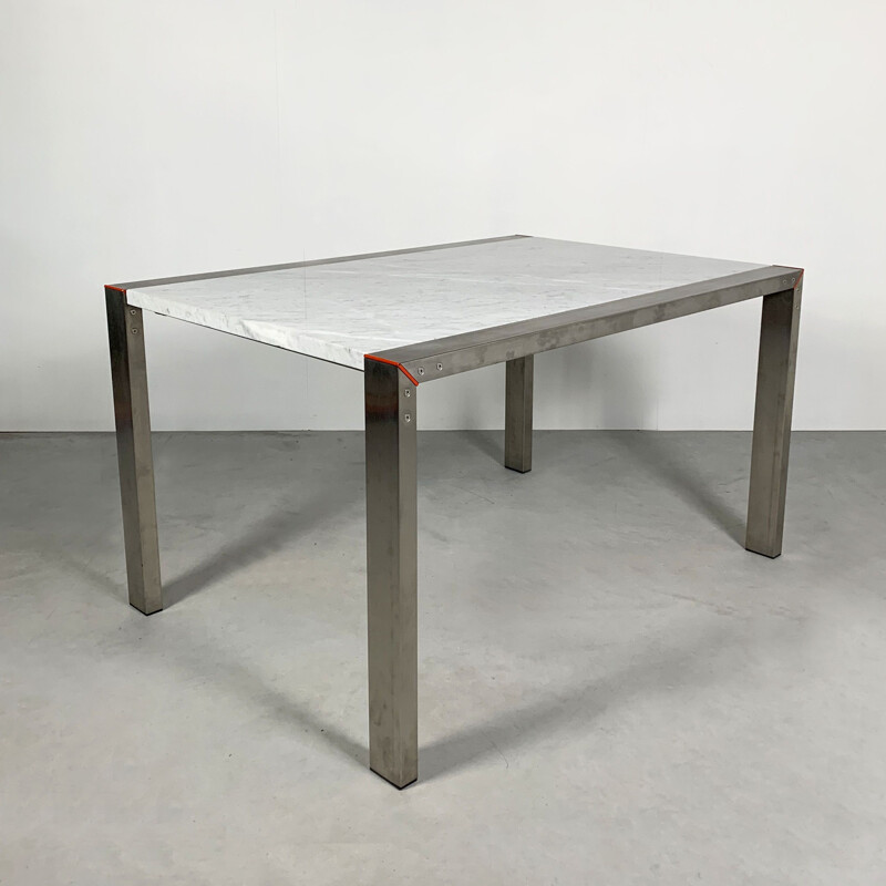 Vintage Dining Table Etra Marble by Gae Aulenti for Snaidero, 1990s