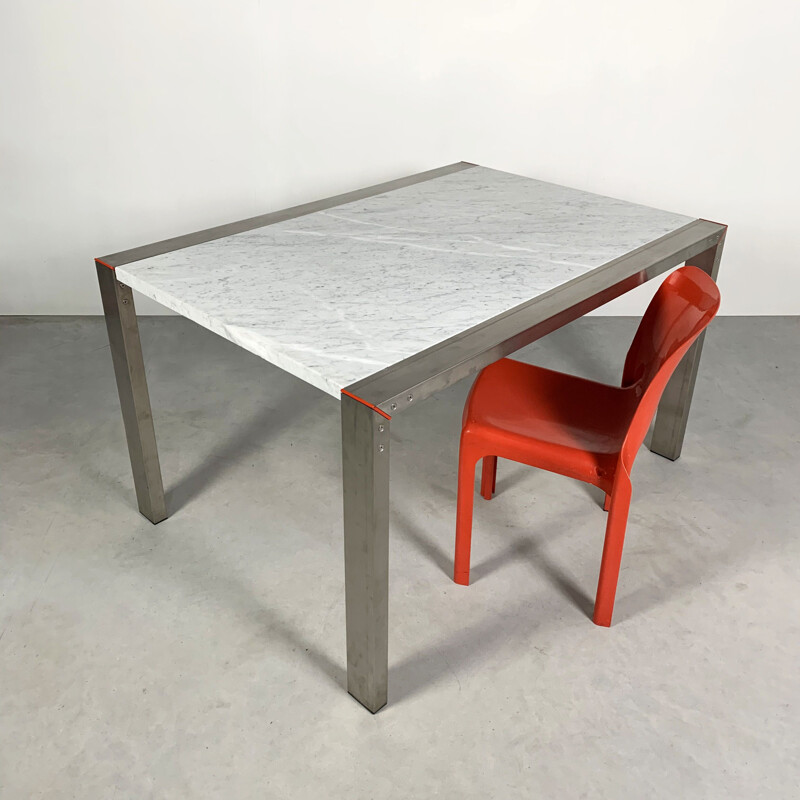 Table à manger vintage Etra Marble by Gae Aulenti for Snaidero, 1990