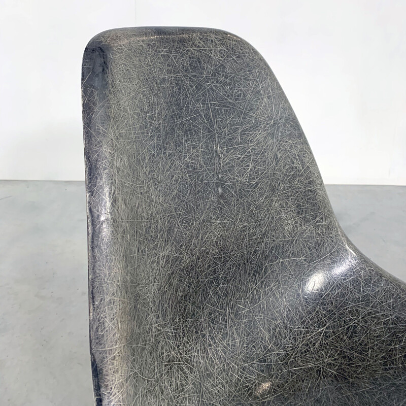 Vintage Grey DSX Side Chair by Charles & Ray Eames for Herman Miller, 1960s